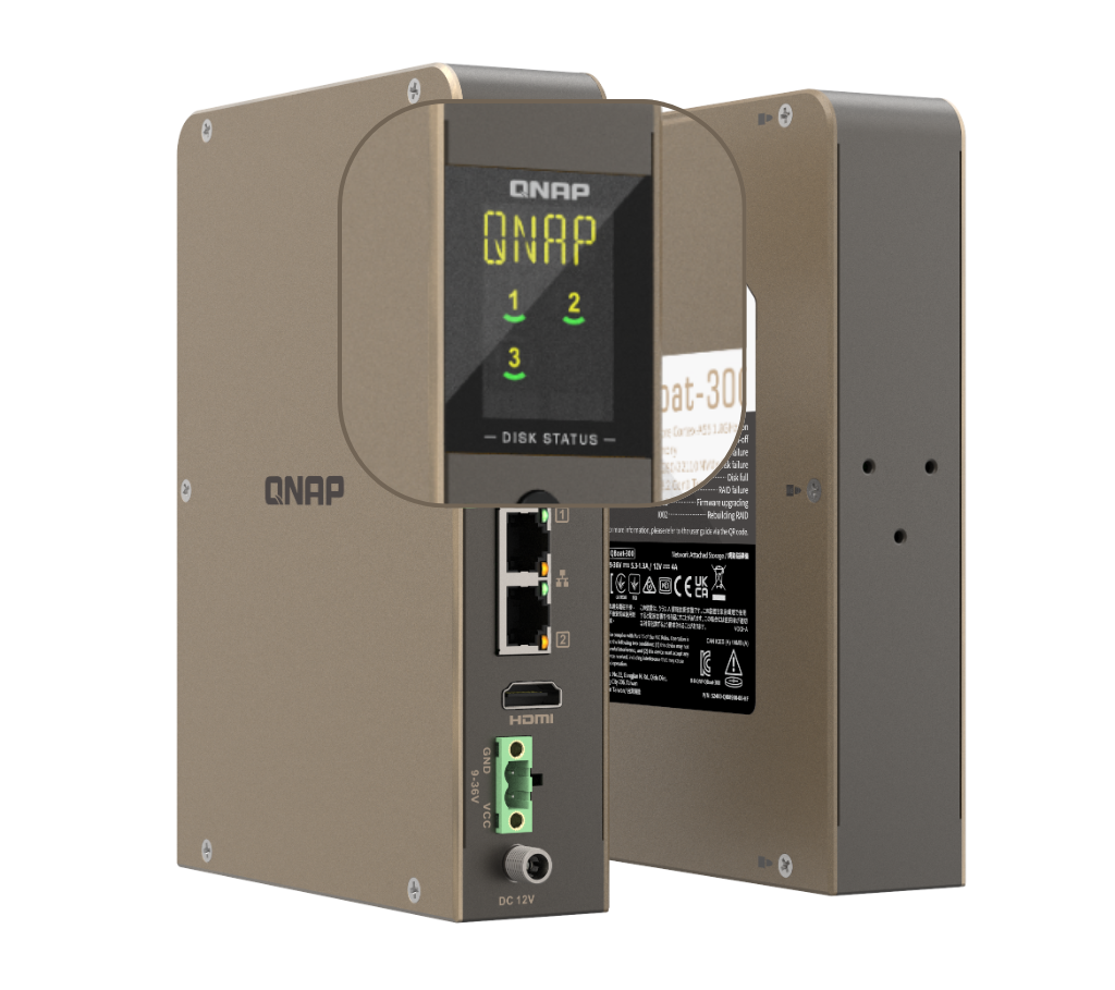 QNAP QBoat-300 | Industrial Fanless DIN-Rail Edge NAS