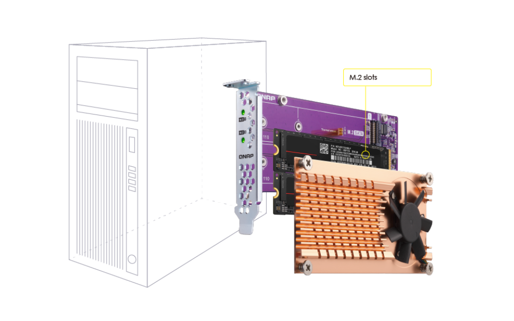 QM2 Expansion Card - QM2-2P-344