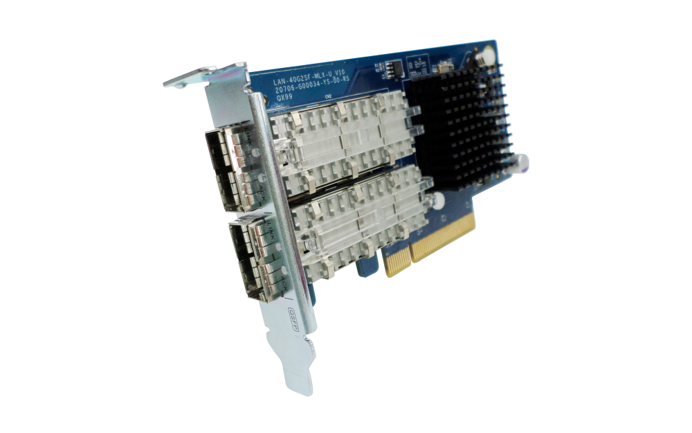 QNAP 40 GbE network expansion card (LAN-40G2SF-MLX)