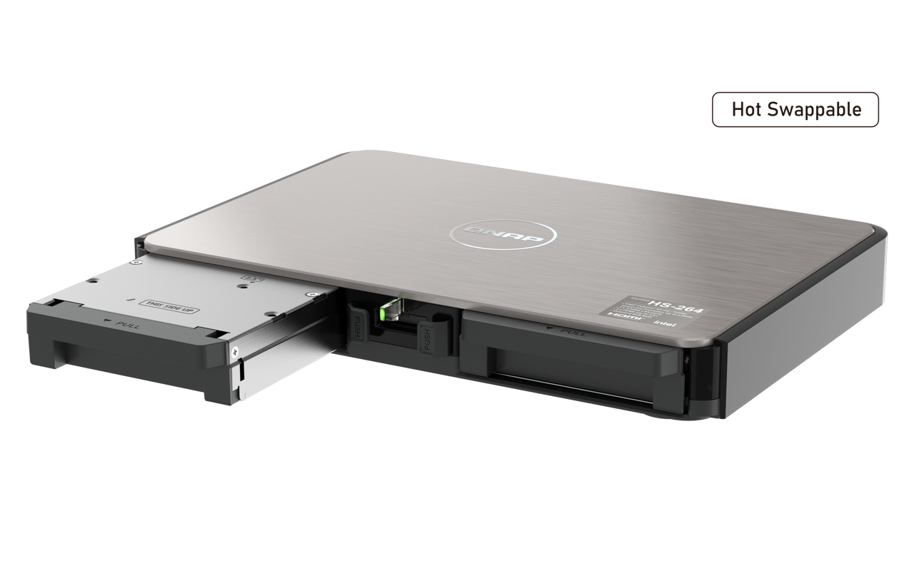 QNAP HS-264-8G | 2-Bay Silent Multimedia NAS