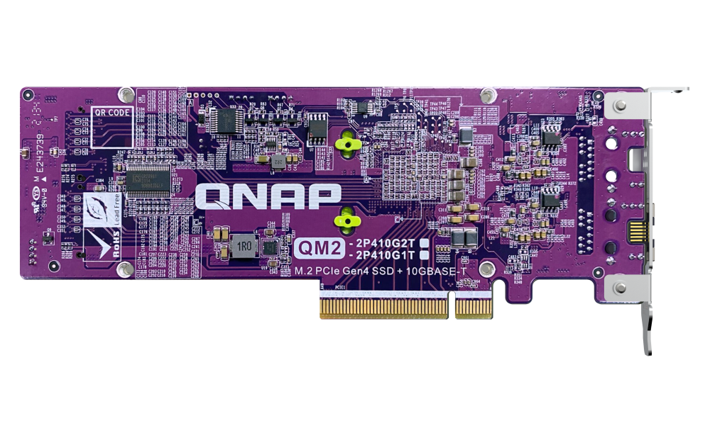 QNAP QM2-2P410G1T