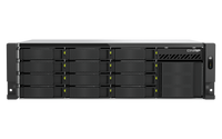 Thumbnail for QNAP TS-h1655XeU-RP-8G | 16-Slot Short-Depth Rackmount Hybrid ZFS NAS