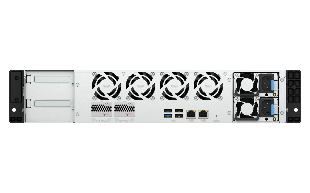 QNAP TS-h1065eU-RP-8G | 10-Slot Short-Depth Hybrid Rackmount NAS