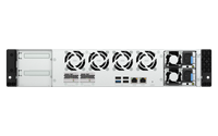 Thumbnail for QNAP TS-h1065eU-RP-8G | 10-Slot Short-Depth Hybrid Rackmount NAS