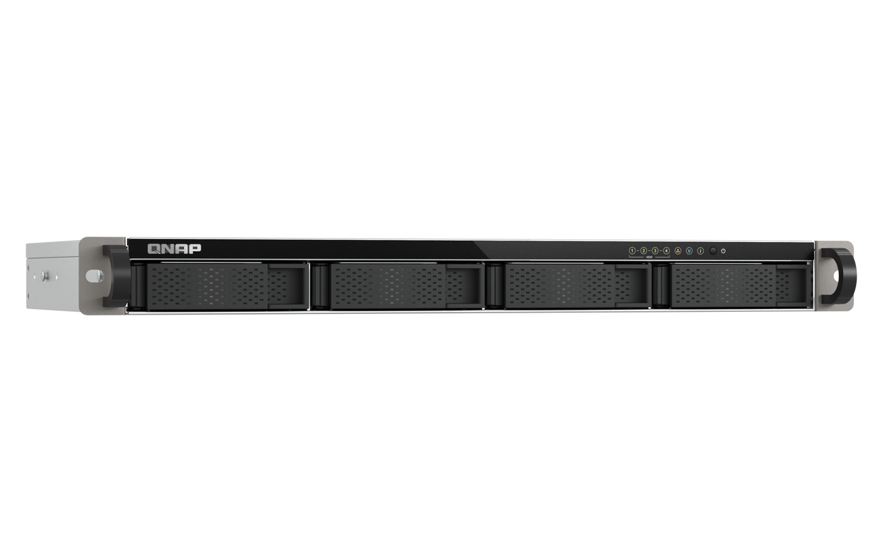 QNAP TS-432XeU-4G | 4-Bay Short-Depth 10GbE Rackmount NAS