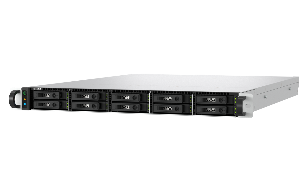 QNAP TS-h1077AFU-R7-32G | 10-Bay SATA SSD All-Flash 1U NAS