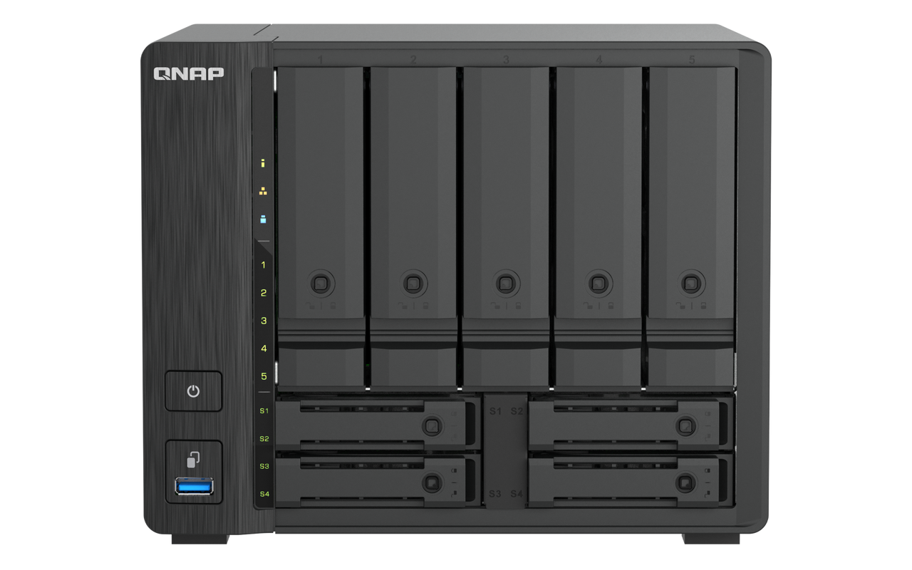 QNAP TS-h966TX-8G | 9-Bay Core i3 Hybrid Thunderbolt NAS
