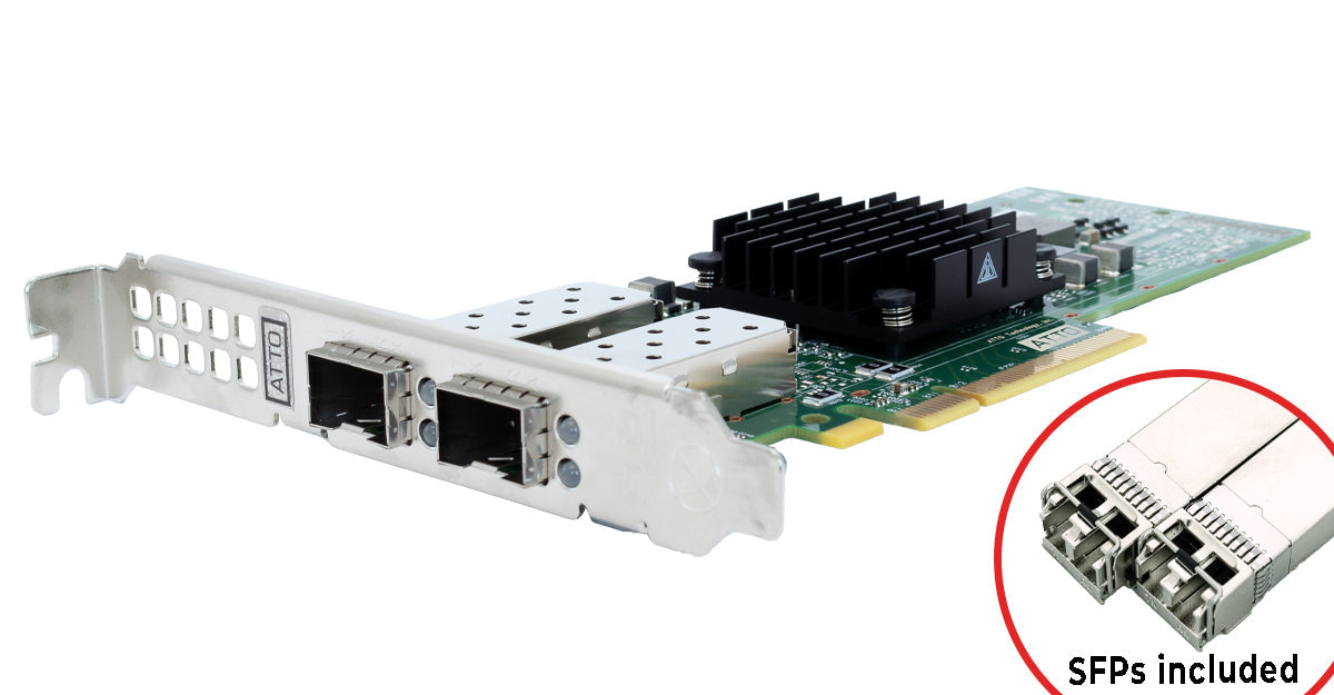 25/10Gb FastFrame 4 (model N422) Dual-Port Ethernet SmartNIC (SFP28 included)