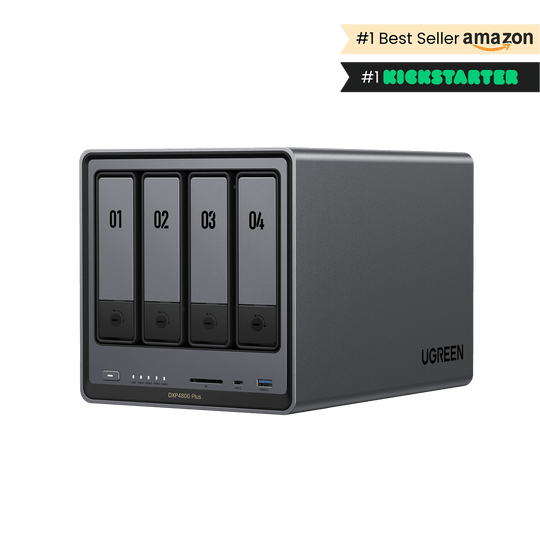 UGREEN NASync DXP4800 Plus – Powerful 4-Bay NAS Storage with Enhanced