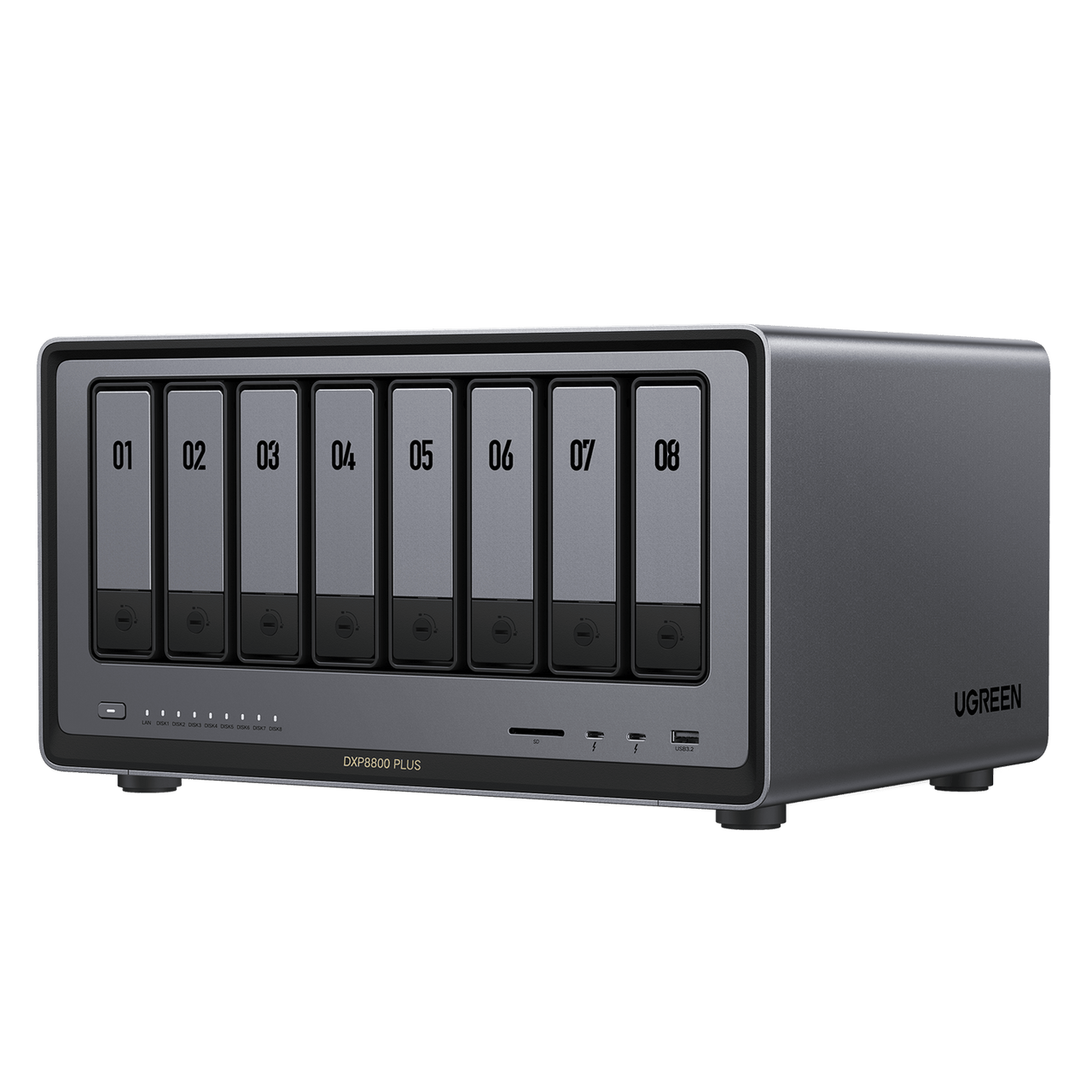 UGREEN NASync DXP8800 Plus – Enterprise-Grade 8-Bay NAS Storage