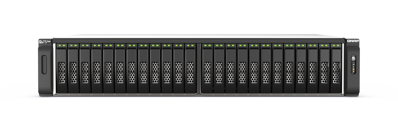 QNAP TS-h2490FU-7232P-32G | 24-Bay U.2 NVMe All-Flash Rackmount NAS