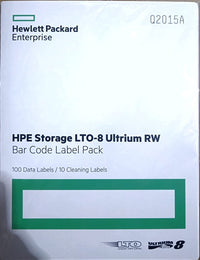 Thumbnail for HP LTO-8 Bar Code : 12/30TB Label Packs (Q2015A)