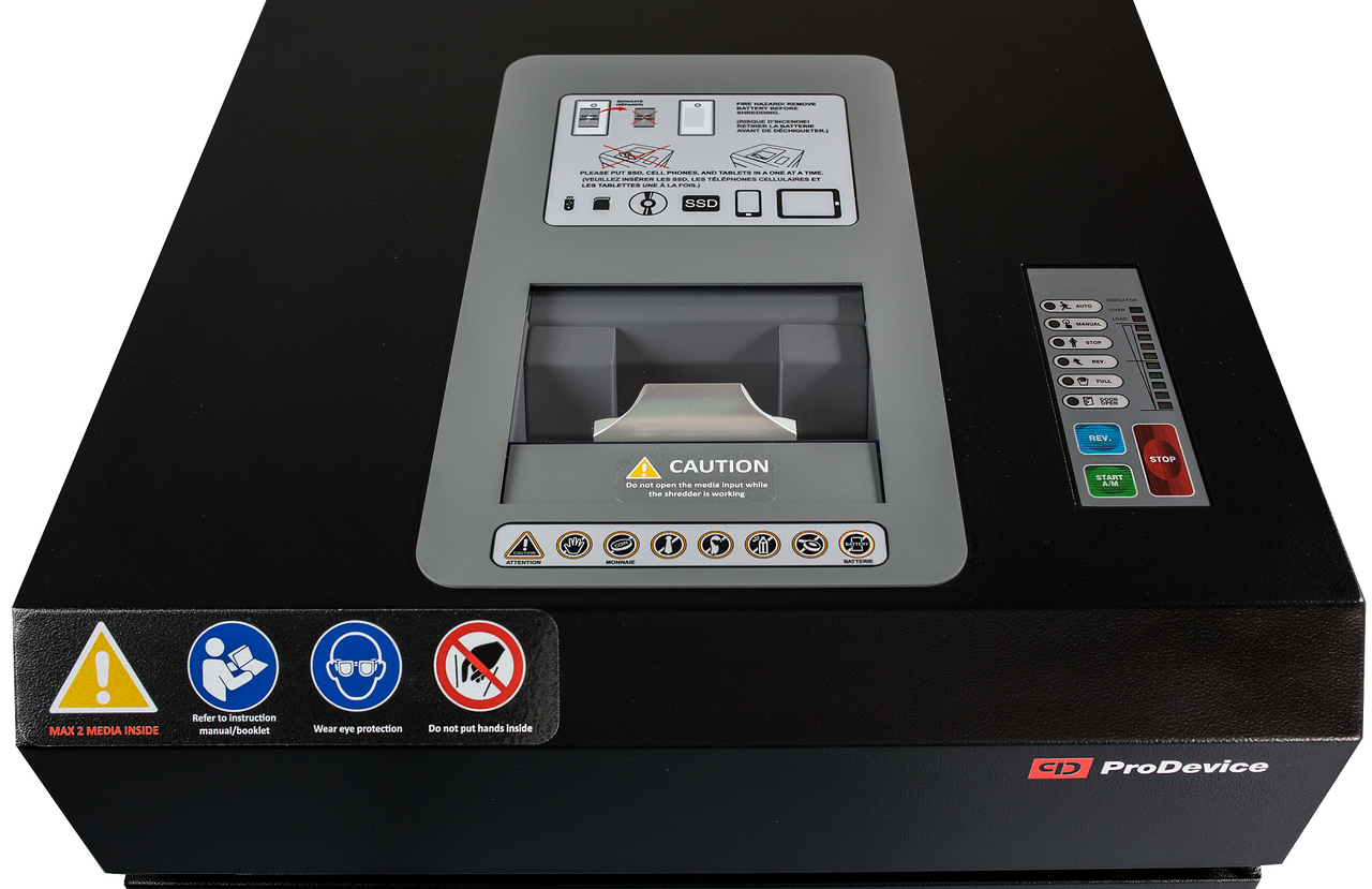 ProDevice OMS130  Automatic Portable Media Shredder for SSD, Flash and memory cards in uae Dubai UAE